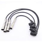 Low Resistivity Spark Plug Cables Plastic , 7mm Spark Plug Coil Wire For Ford