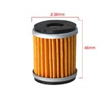 Torch High Quality and Efficience Motorcycle engine fuel system Oil Filter Element Yellow filter paper fit for HF141/200