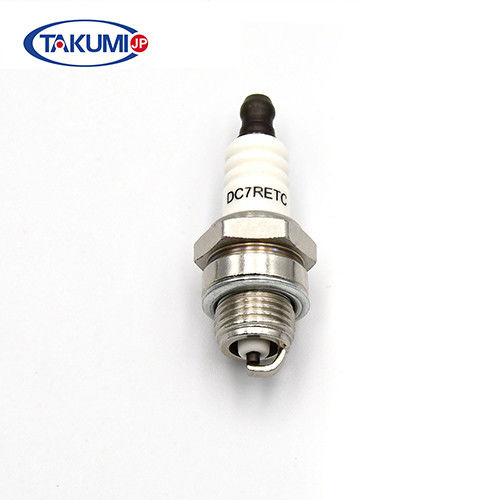 Nickel Plated Motorcycle Spark Plugs , 0.8mm Gap Spark Plugs For Honda Motorcycles