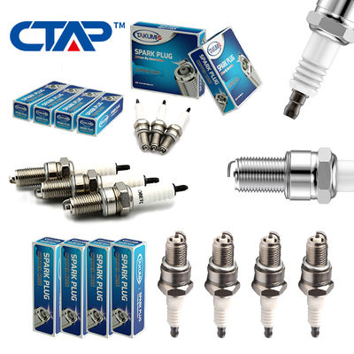 F6RTC Auto Spark Plug with 19 mm Reach 20.8 mm Hex and Heat Range 6 for BPR6ES BPR5EY BPR6ES11